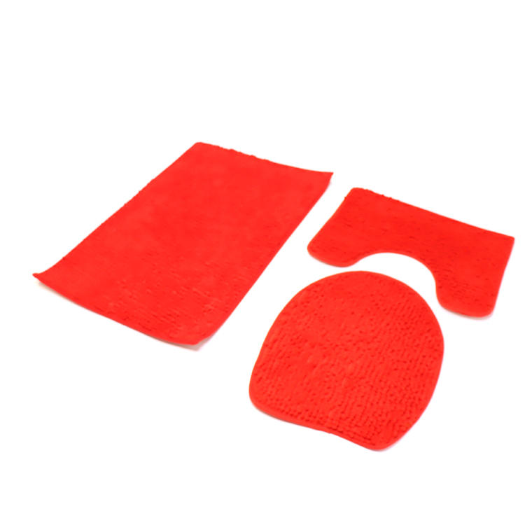 YWYY-01 Bathroom mat chenille bathroom rug microfiber non slip bath mat
