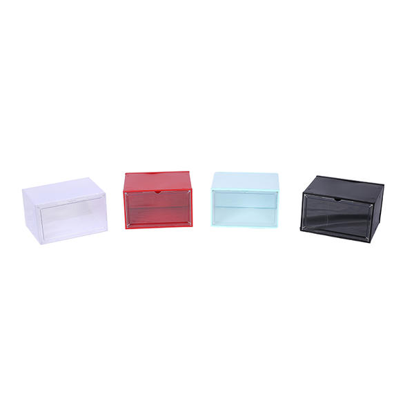 Women transparent thickened moisture-proof and dust-proof  plastic drawer type acrylic shoe organizer box