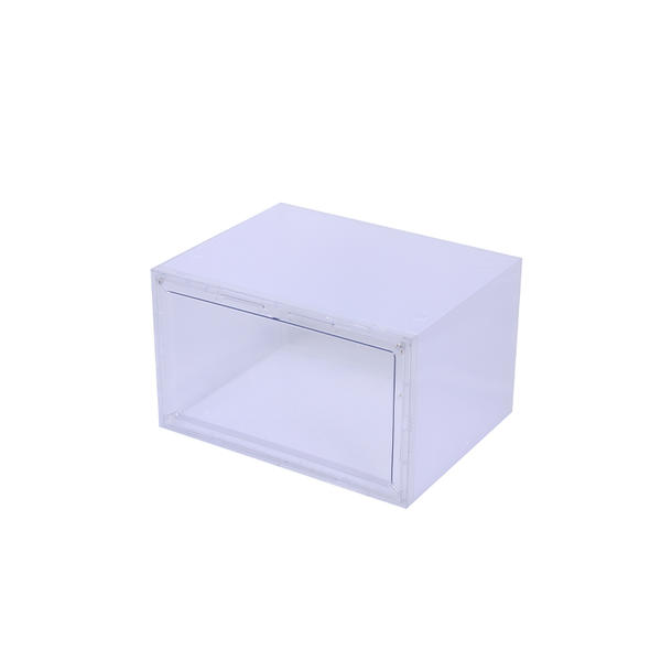 Women transparent thickened moisture-proof and dust-proof  plastic drawer type acrylic shoe organizer box
