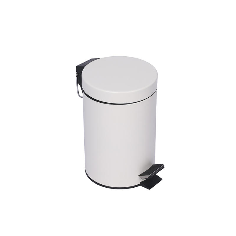 High-end foot-operated trash can stainless steel trash cans home office waste bin dust trash bins with foot pedal